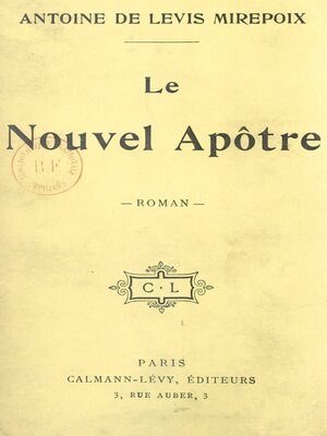 cover image of Le nouvel Apôtre